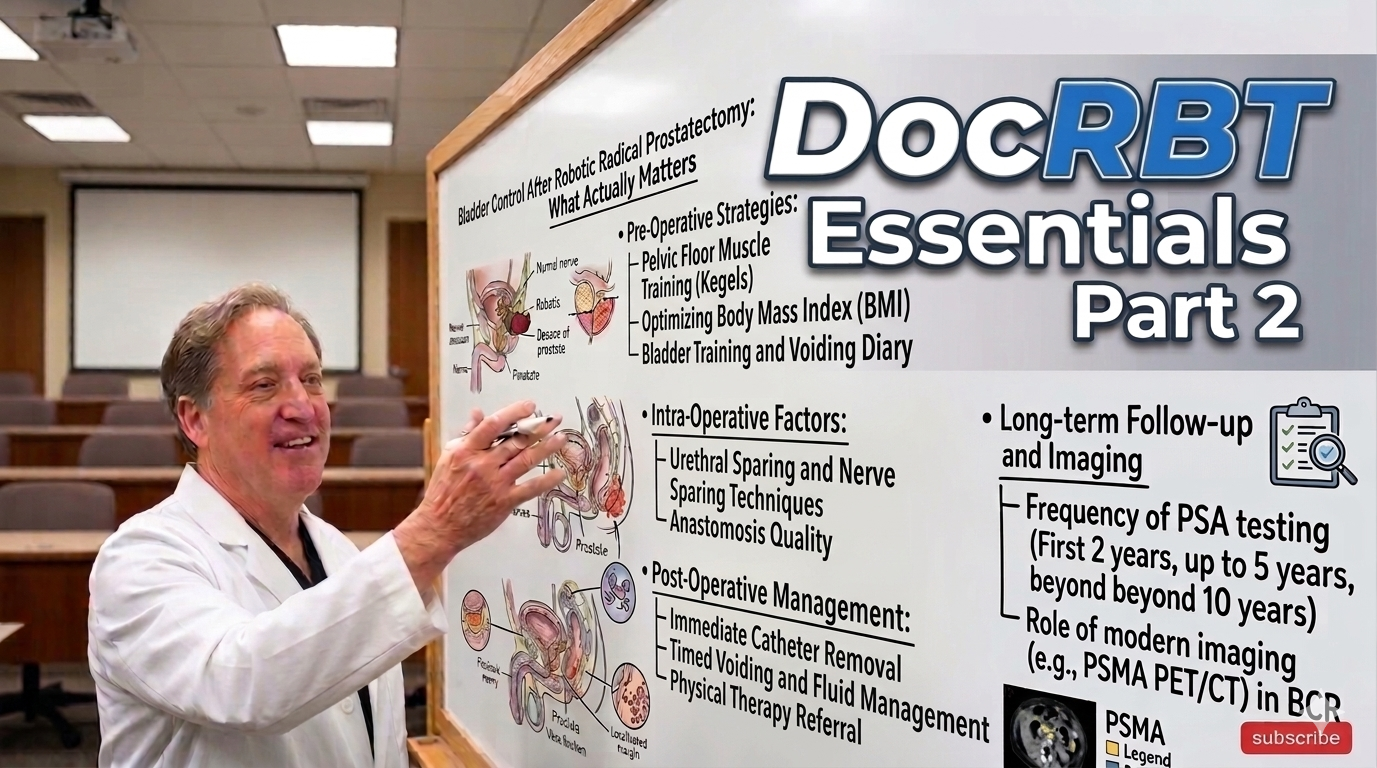 Bladder Control After Robotic Radical Prostatectomy: What Actually Matters